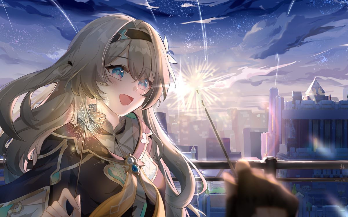 流烟花