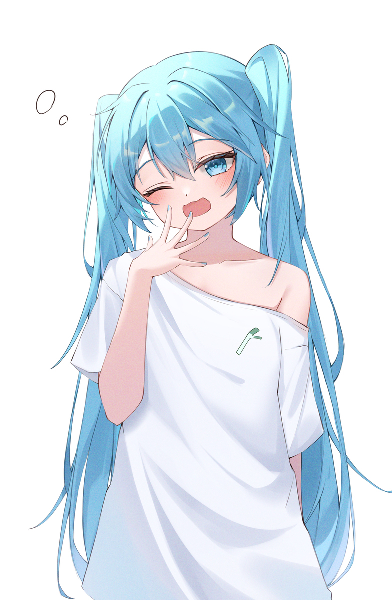 睡醒了miku