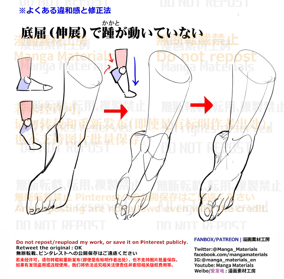 個人メモ：足の底屈