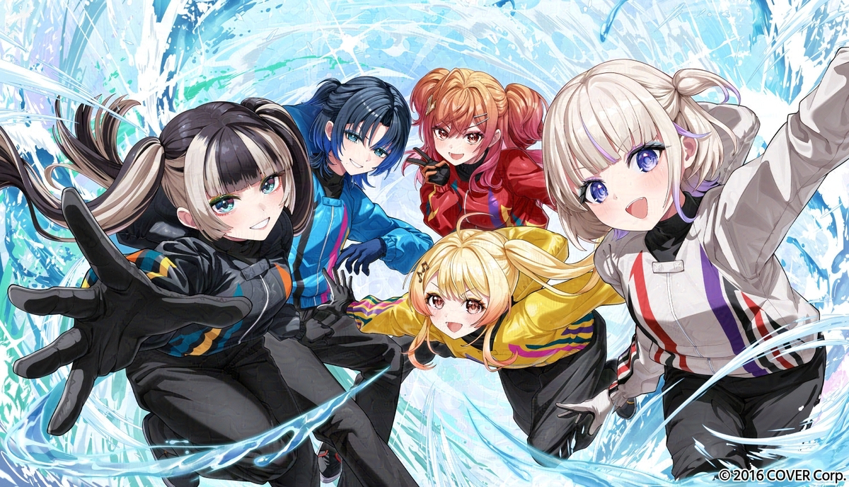 ReGLOSS水上バトルビート　キービジュアルイラスト