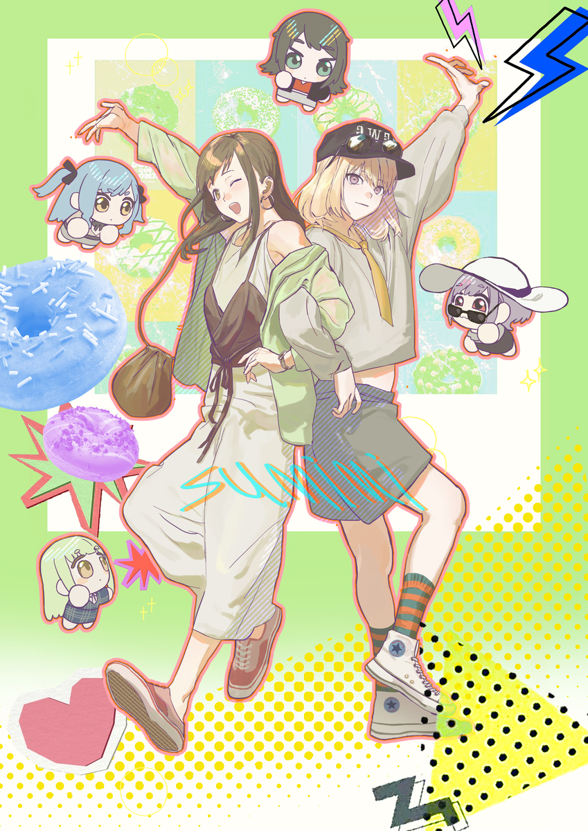 两人合在一起，就是sumimi！🍩🕶️