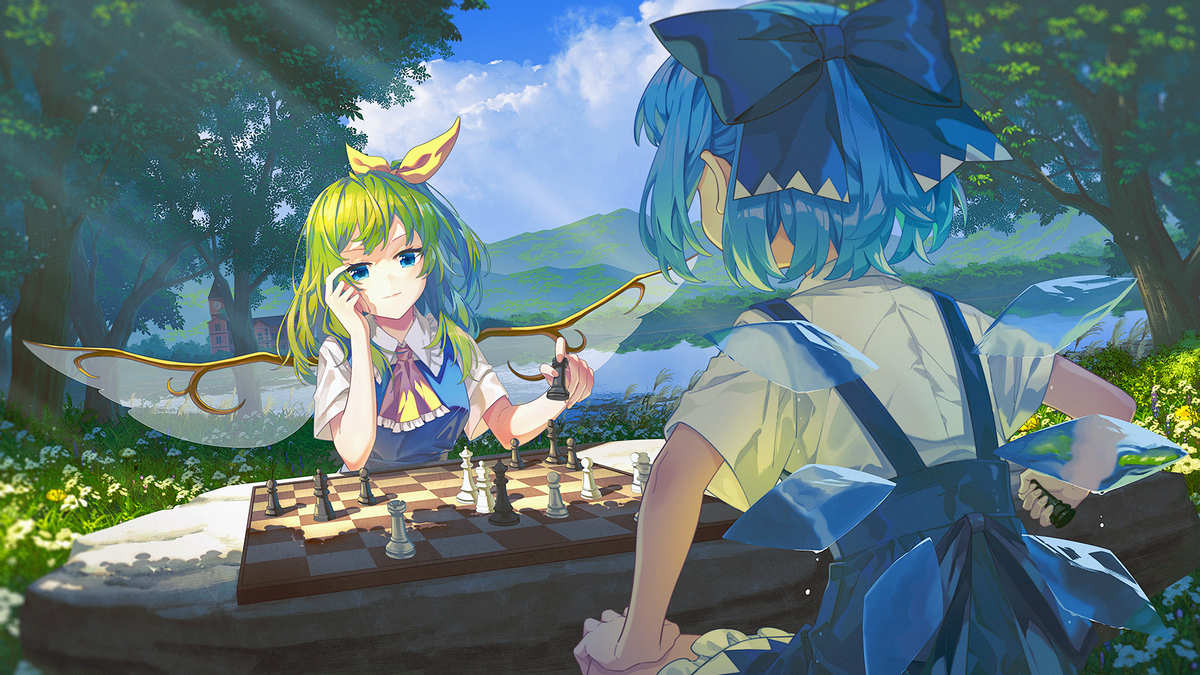 俩笨蛋下棋