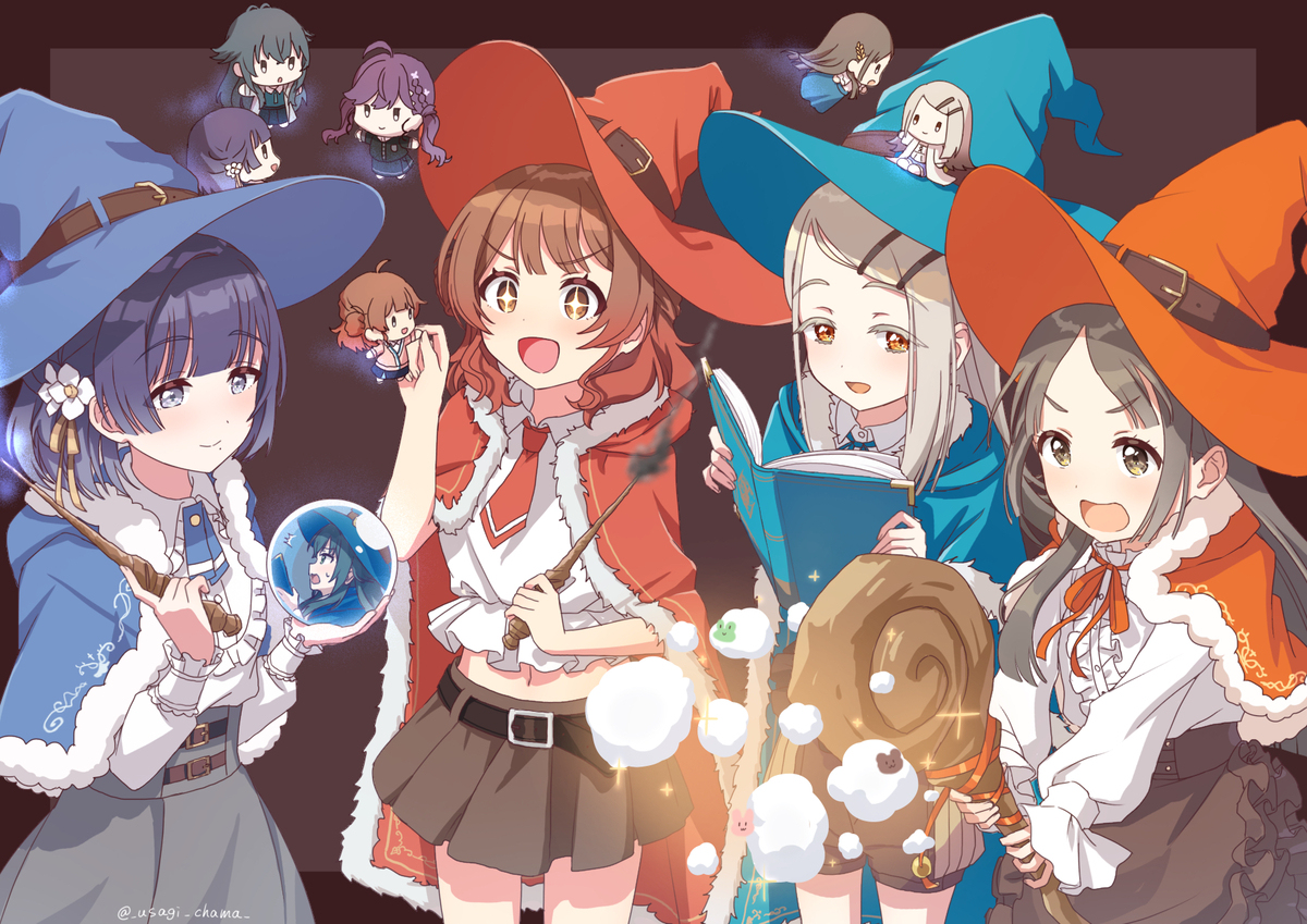みんなで魔法の練習中🪄