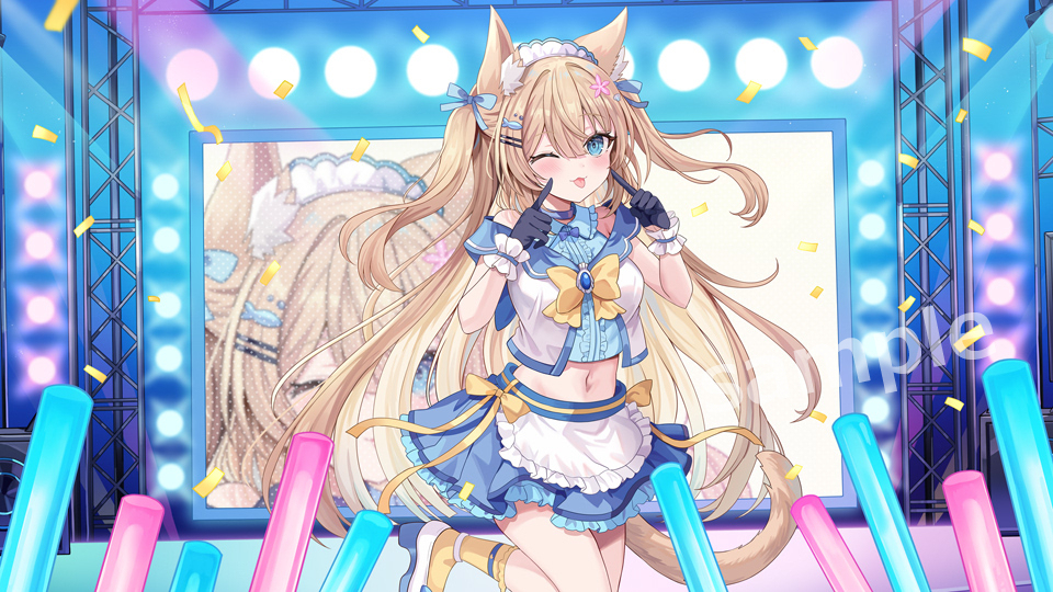 花園セレナさん「世界一可愛い私」歌ってみたイラスト