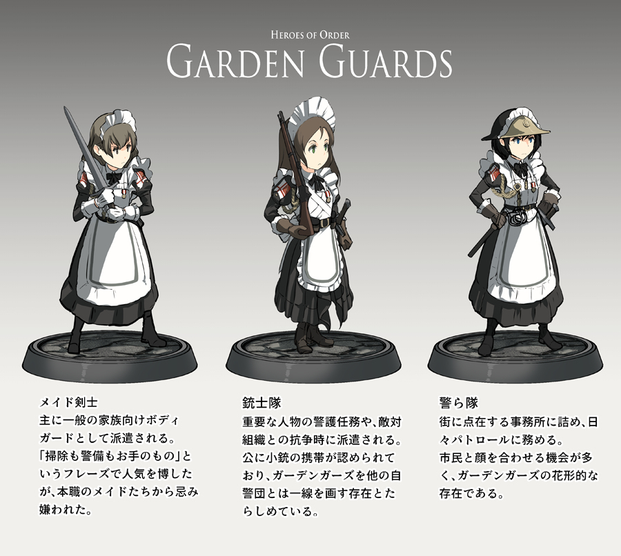 ガーデンガーズのメイド隊概要