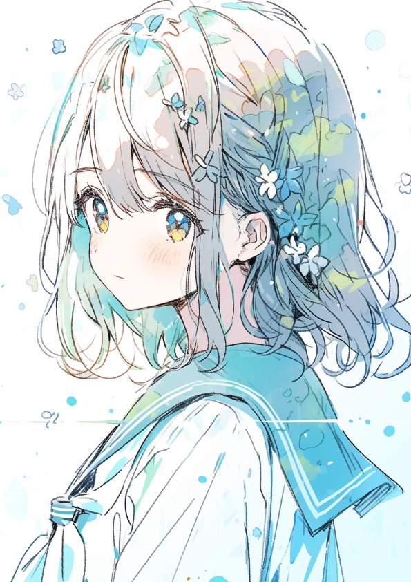 『pale blue』