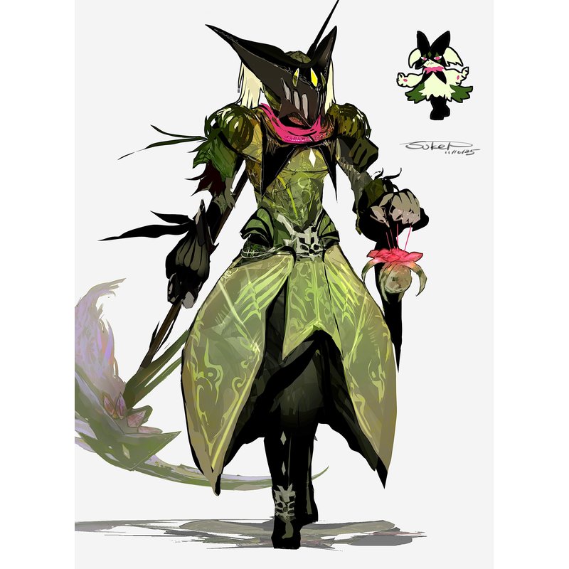 マスカーニャモチーフの騎士