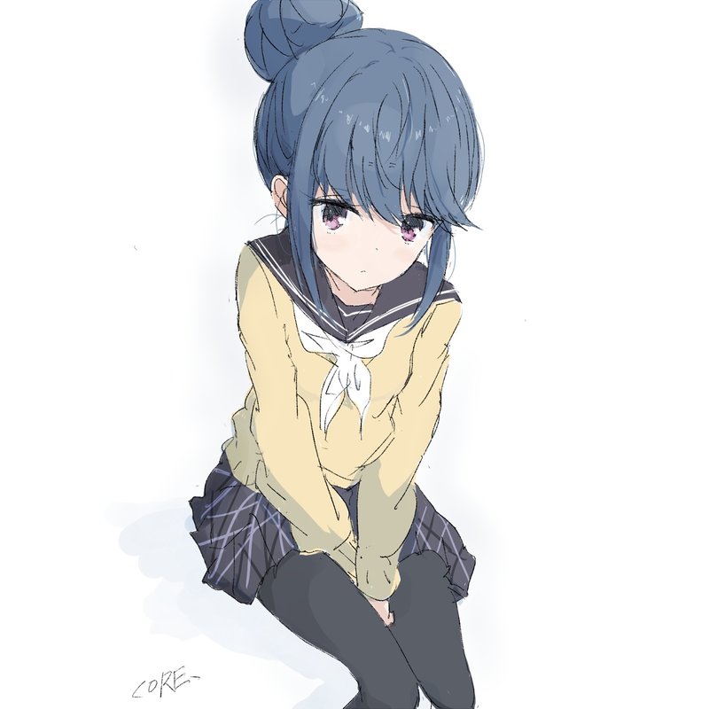 志摩リンちゃん女の子すわり