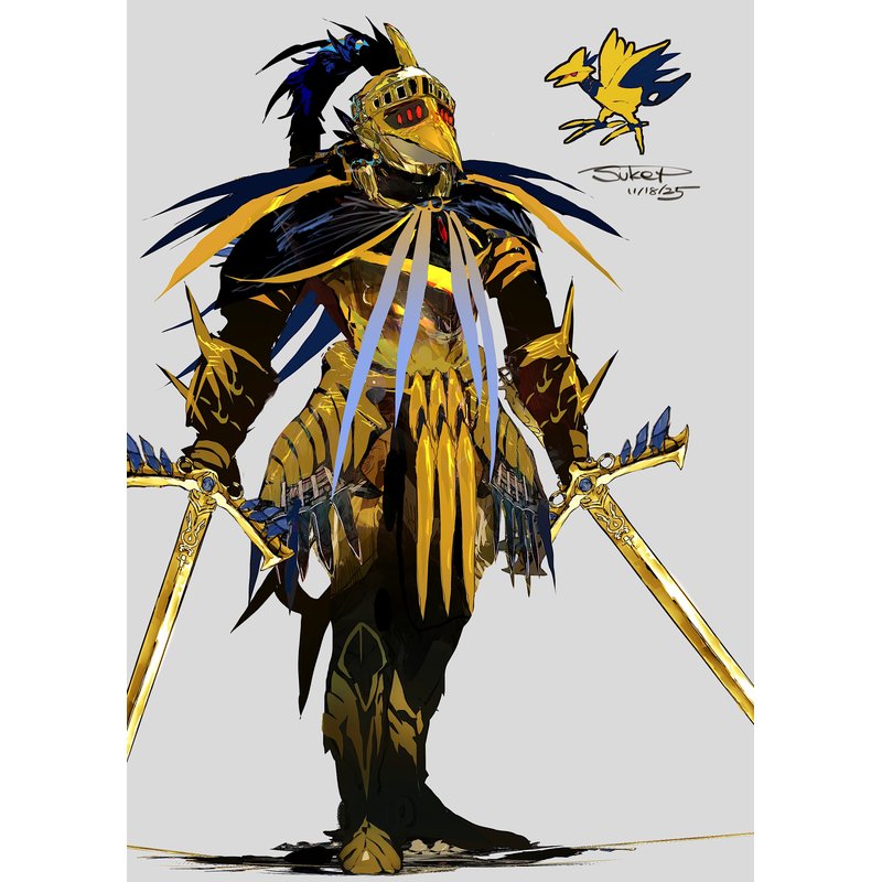 メガエアームドモチーフの騎士