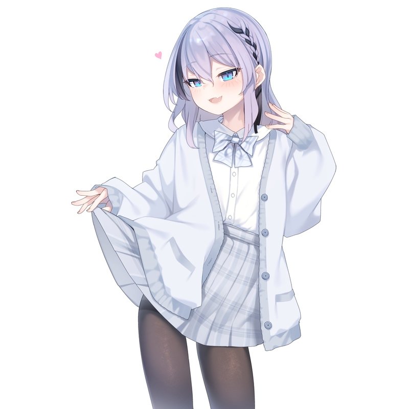 カーディガンナスコ（＋たくし上げ）