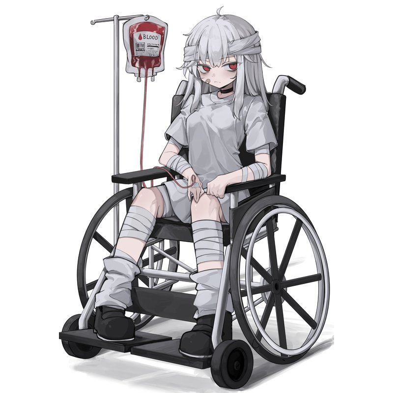 車椅子の女の子