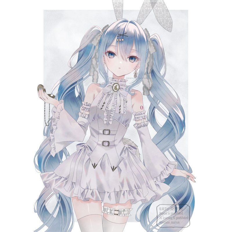 白うさぎミクさん