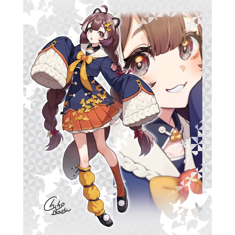 秋色たぬきガール🍂