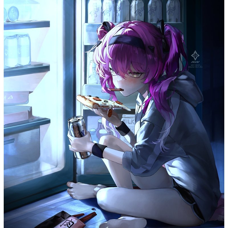 Midnight munchies vibes.🍕