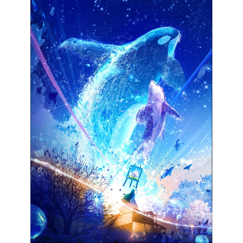 シャチ 座舞い上がる