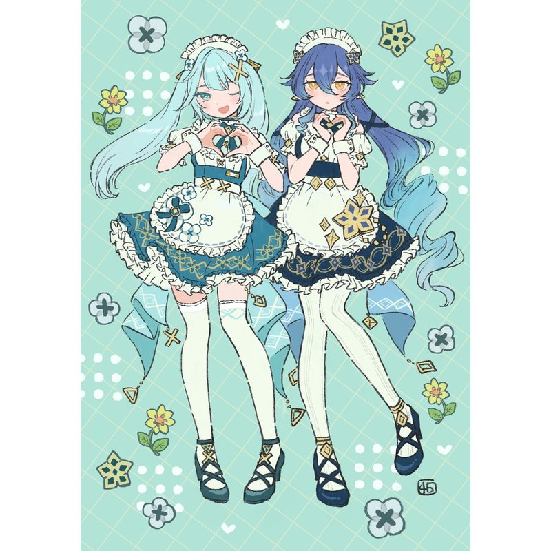 【原神】メイドファルザン先輩&レイラちゃん