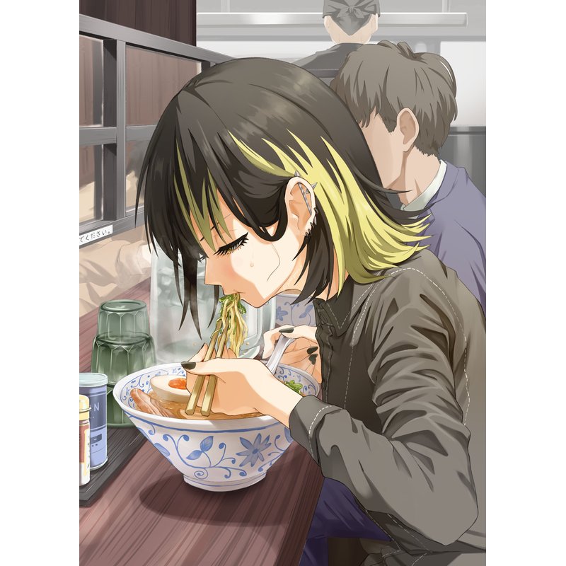 【シャニマス】ラーメンを食らう斑鳩ルカ