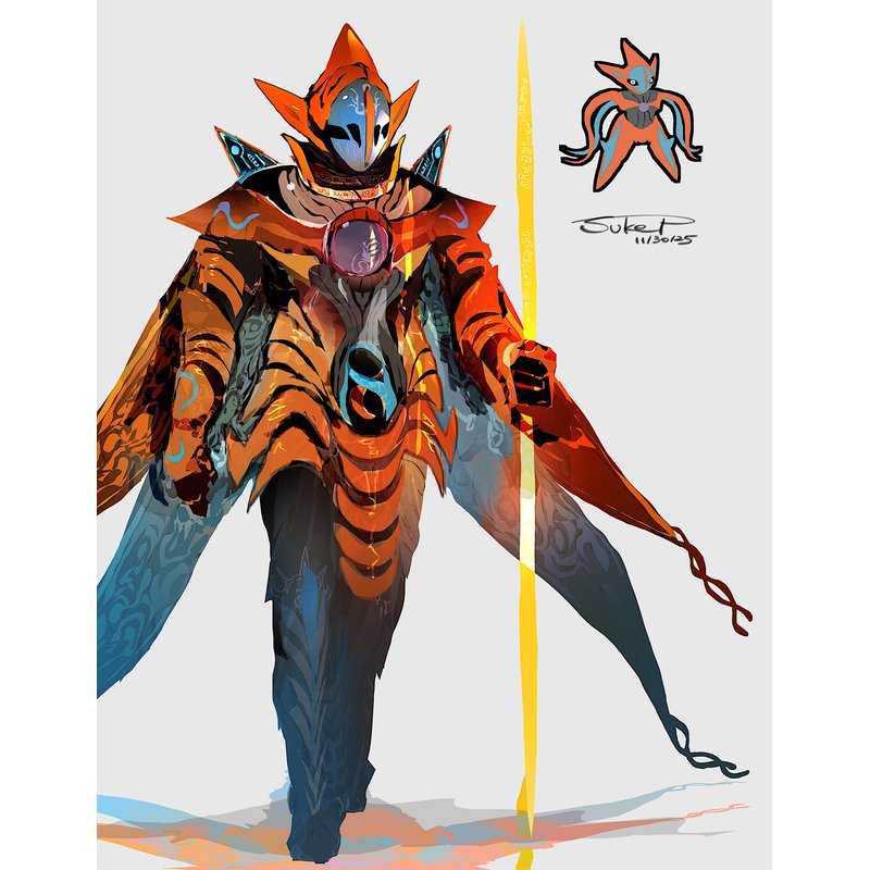 デオキシスモチーフの騎士（アタックフォルム）