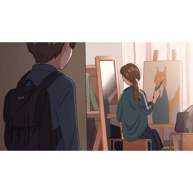 彼女の目に見えるのは