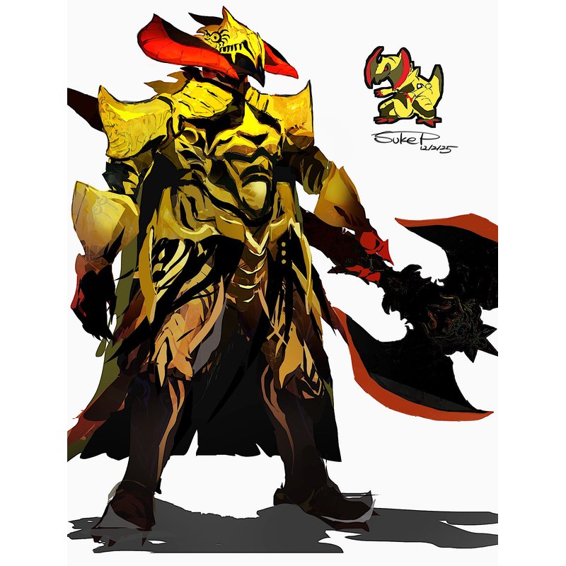 オノノクスモチーフの騎士